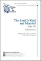 The Lord Is Kind And Merciful: Psalm 103 SATB choral sheet music cover